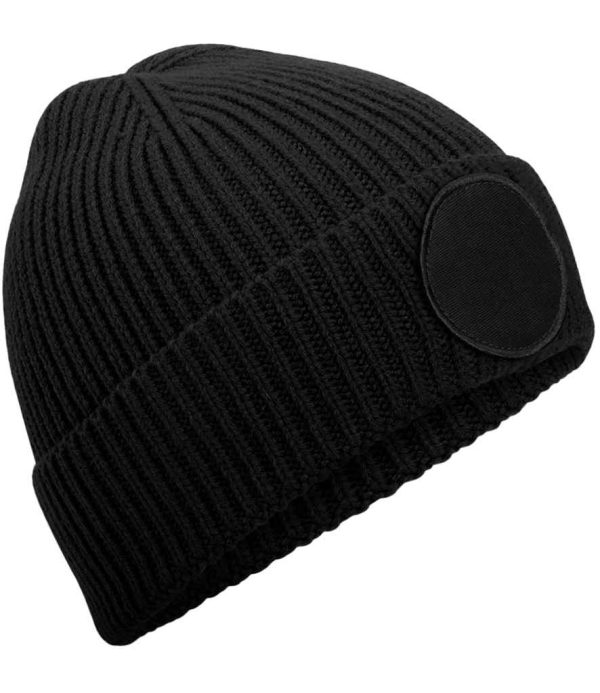 BB332R Beechfield Circular Fashion Patch Beanie - Image 2