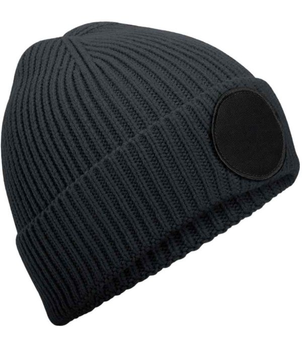 BB332R Beechfield Circular Fashion Patch Beanie - Image 3