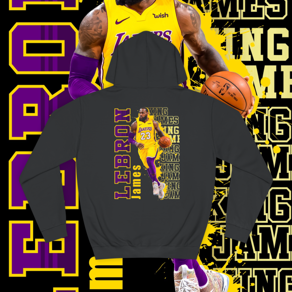 LeBron James "King James" Hoodie – Celebrate the Lakers Icon