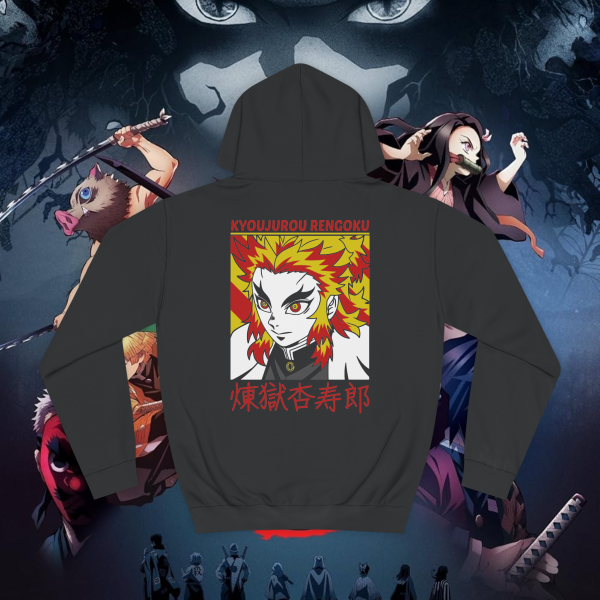 Demon Slayer "Kyojuro Rengoku" Hoodie – Ignite the Flame Hashira Spirit