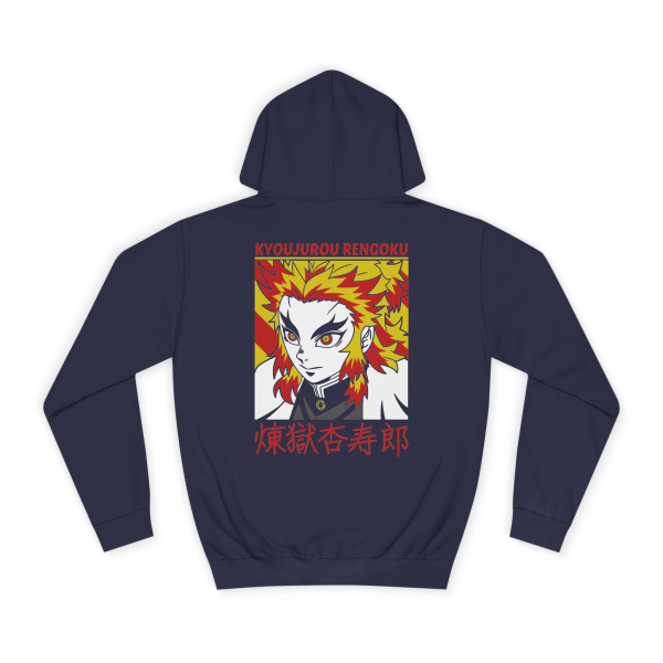 Demon Slayer "Kyojuro Rengoku" Hoodie – Ignite the Flame Hashira Spirit - Image 4