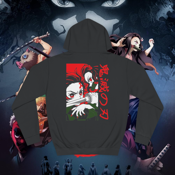 Demon Slayer "Akaza" Hoodie – Embrace the Upper Moon Power