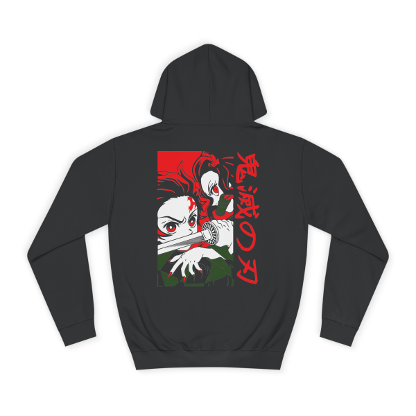 Demon Slayer "Akaza" Hoodie – Embrace the Upper Moon Power - Image 2