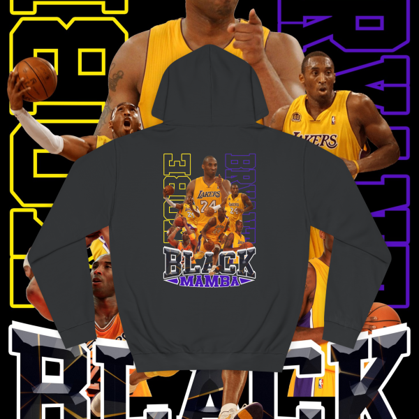 Kobe Bryant "Black Mamba Legacy" Hoodie – Celebrate the Lakers Icon