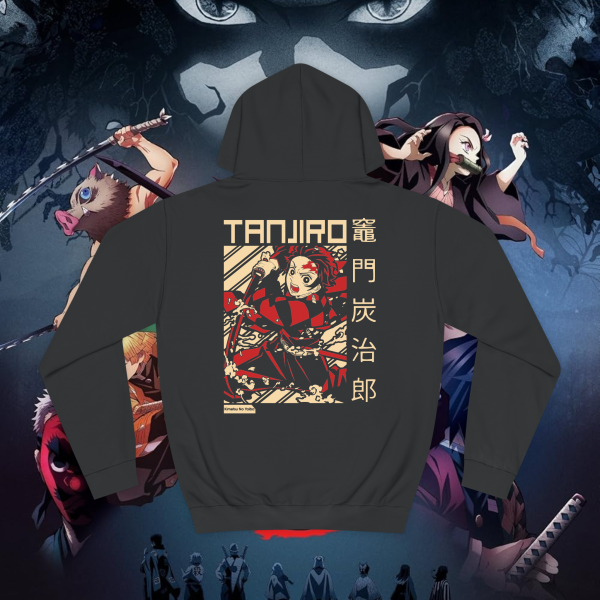 Demon Slayer "Tanjiro Kamado" Hoodie – Embody the Slayer’s Resolve