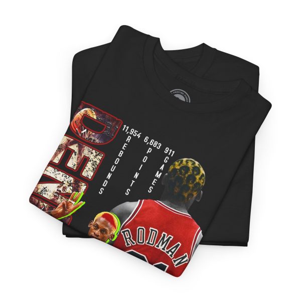 Dennis Rodman "Rebound King" T-Shirt – Chicago Bulls Icon - Image 9