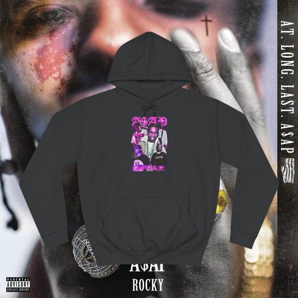A$AP Rocky "Purple Icon" Hoodie – Harlem Royalty in Motion