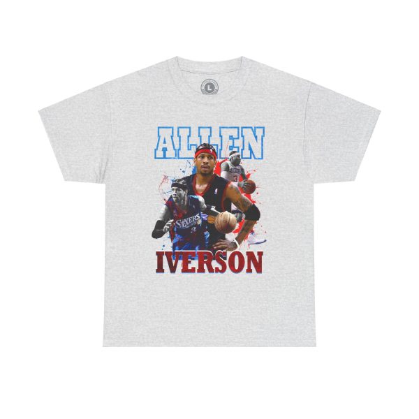 Allen Iverson "The Answer" T-Shirt – Philadelphia 76ers Legend - Image 3