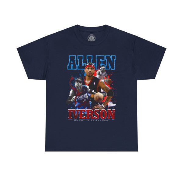 Allen Iverson "The Answer" T-Shirt – Philadelphia 76ers Legend - Image 4