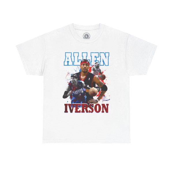 Allen Iverson "The Answer" T-Shirt – Philadelphia 76ers Legend - Image 2