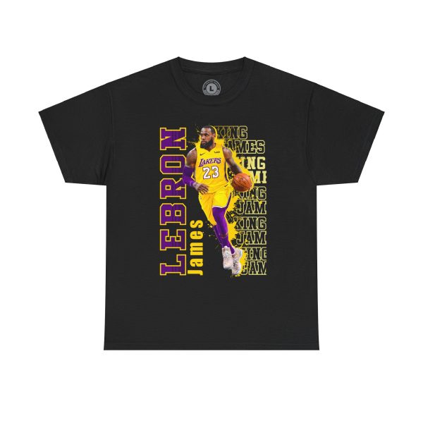 LeBron James "King James" T-Shirt – Honor the Lakers Legend